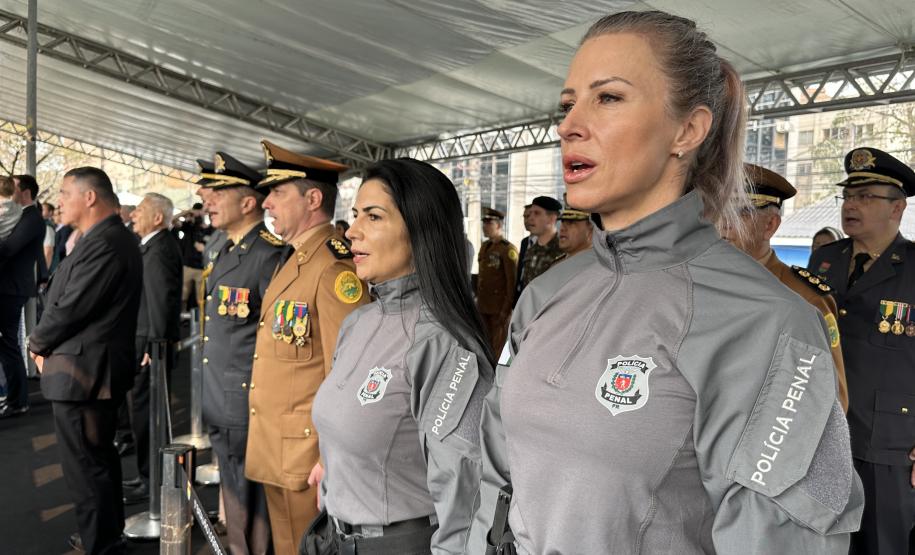 Polícia Penal do Paraná marcou presença no desfile da Independência