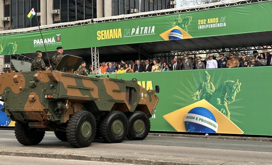 Polícia Penal do Paraná marcou presença no desfile da Independência