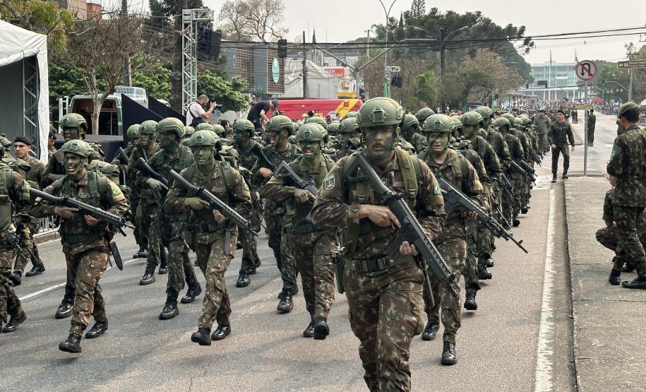 Polícia Penal do Paraná marcou presença no desfile da Independência