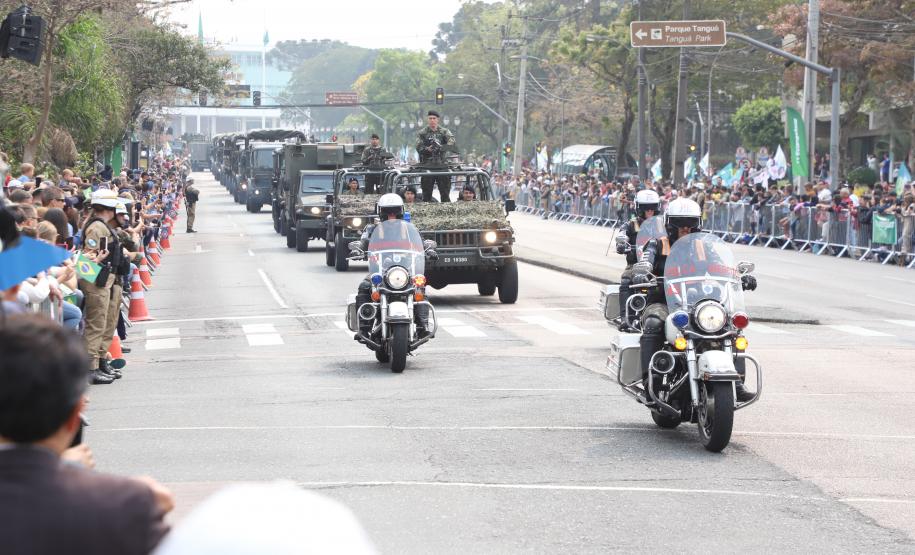 Polícia Penal do Paraná marcou presença no desfile da Independência