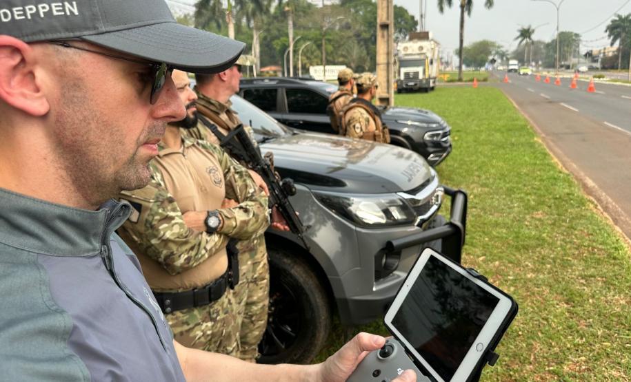 Em operação integrada, Polícia Penal do Paraná e demais forças garantem segurança da reunião do G20 em Foz do Iguaçu