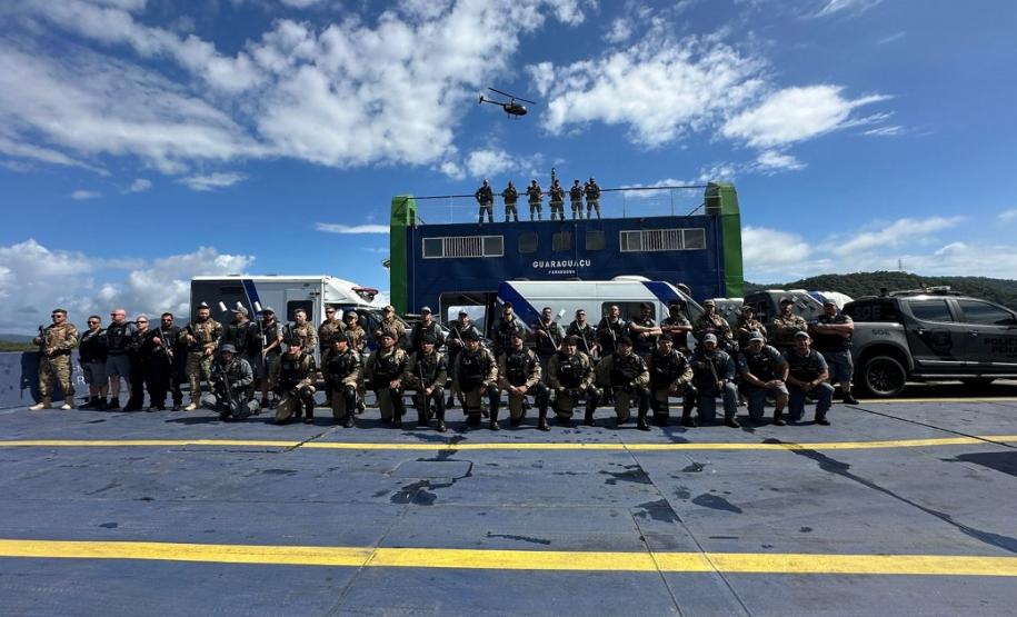 Polícia Penal escoltou mais de 400 pessoas privadas de liberdade no Verão Maior Paraná, até agora