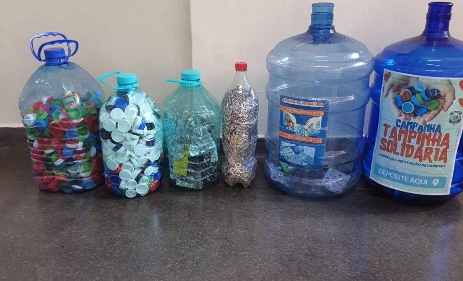 PPPR recolhe tampinhas de plástico em unidades penais em prol de ação social, em Londrina
