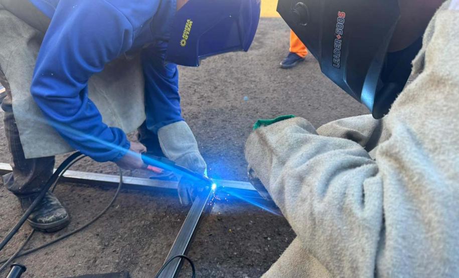 Curso de solda capacita para o mercado pessoas privadas de liberdade em Cascavel