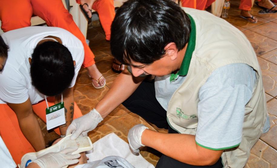 Custodiadas da Cadeia Pública de Altônia participam de curso de Primeiros Socorros