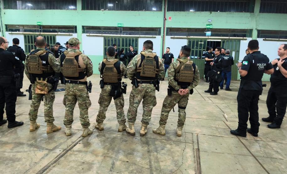Polícia Penal participa de operação que prende 11 pessoas em Paranavaí