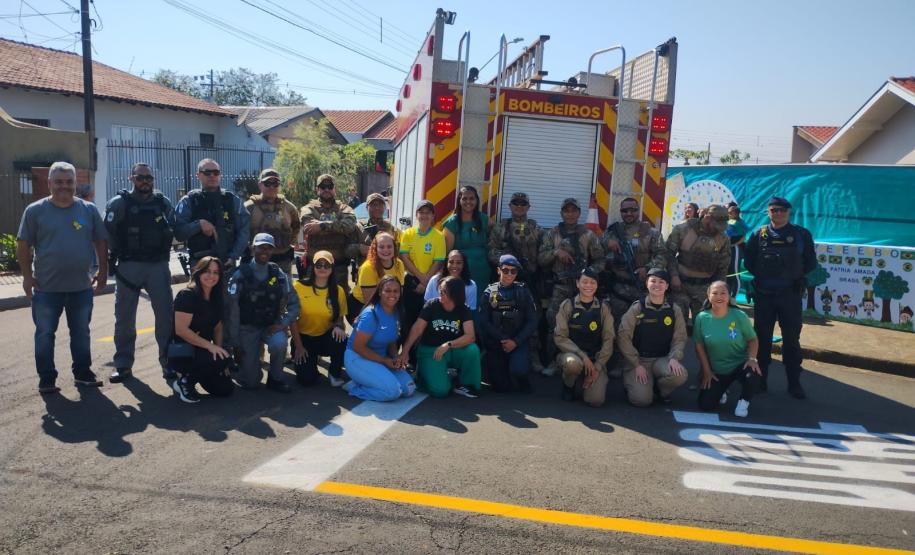 Polícia Penal participa de comemoração da Independência do Brasil em Centro de Educação Infantil