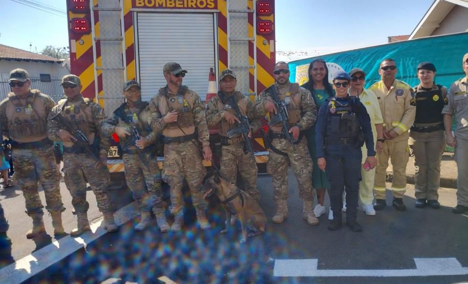 Polícia Penal participa de comemoração da Independência do Brasil em Centro de Educação Infantil