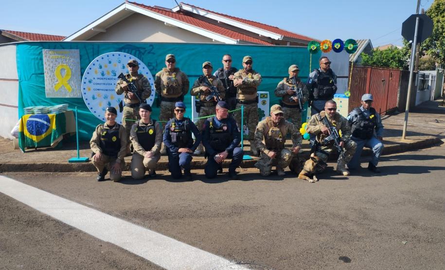 Polícia Penal participa de comemoração da Independência do Brasil em Centro de Educação Infantil