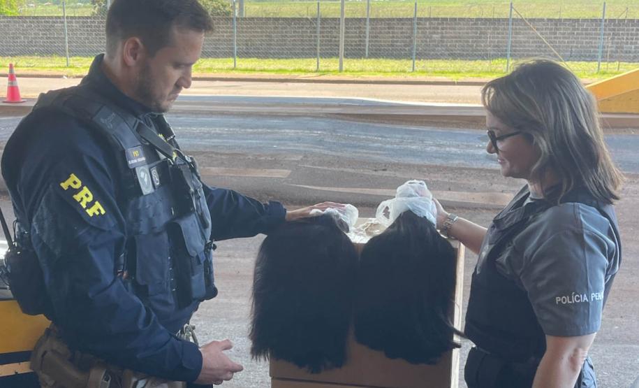 Custodiadas de Goioerê vão produzir cerca de 2 mil perucas com cabelo apreendido pela PRF