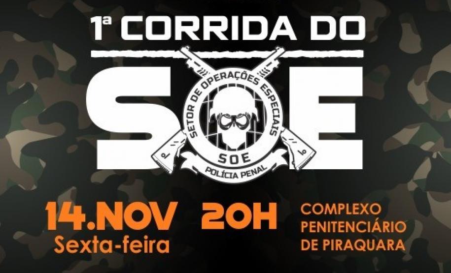 Setor de Operações Especiais da Polícia Penal do Paraná promove sua primeira corrida