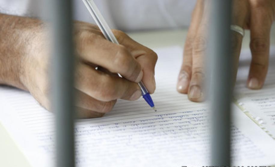 Presos da Penitenciaria Central de Piraquara. Foto: Hedeson Alves