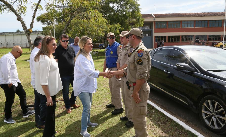 Governadora Cida Borghetti visita as obras da PEP II e de ampliação da Penitenciária Estadual de Piraquara. _ Curitiba, 22/12/2018 - Foto: Orlando Kissner/ANPr
