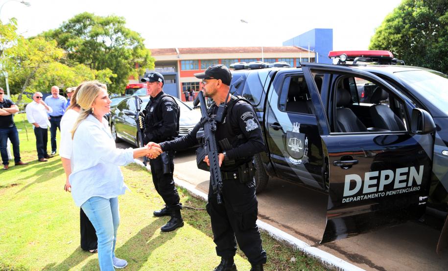 Governadora Cida Borghetti visita as obras da PEP II e de ampliação da Penitenciária Estadual de Piraquara. _ Curitiba, 22/12/2018 - Foto: Orlando Kissner/ANPr