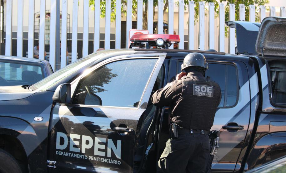 Governo transfere presos da Cadeia Pública de Rio Branco do Sul -  Rio Branco do Sul, 01/04/2019  -  Foto: Divulgação PCPR