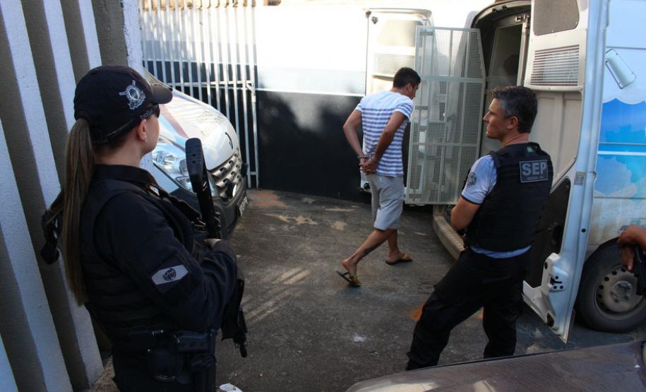 Governo transfere presos da Cadeia Pública de Rio Branco do Sul -  Rio Branco do Sul, 01/04/2019  -  Foto: Divulgação PCPR