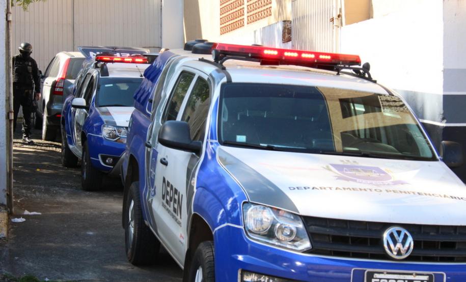 Governo transfere presos da Cadeia Pública de Rio Branco do Sul -  Rio Branco do Sul, 01/04/2019  -  Foto: Divulgação PCPR