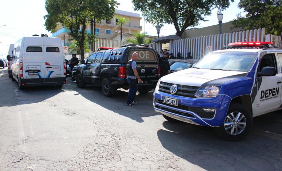 Governo transfere presos da Cadeia Pública de Rio Branco do Sul -  Rio Branco do Sul, 01/04/2019  -  Foto: Divulgação PCPR