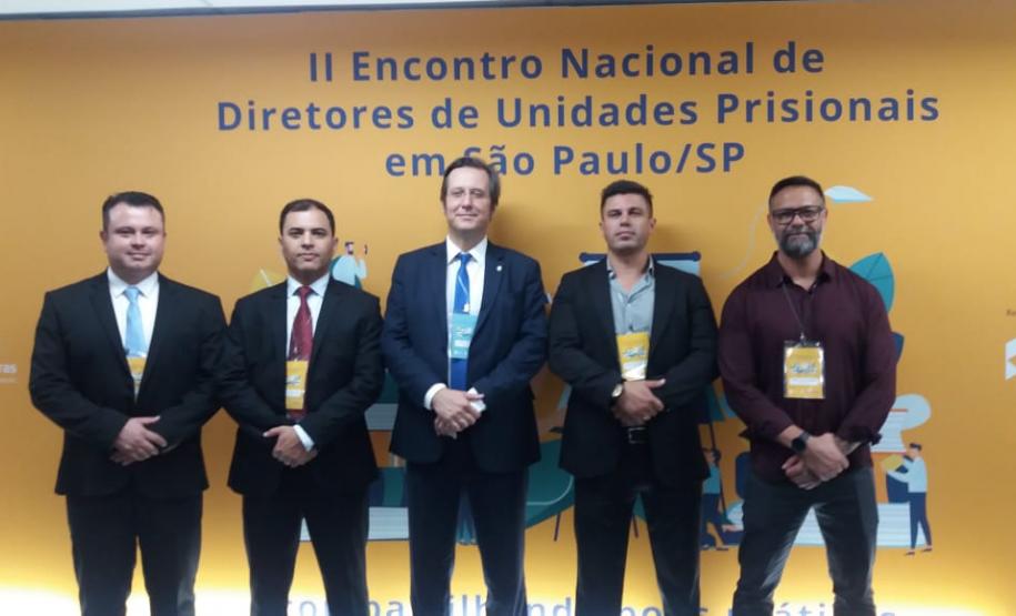 Depen do Paraná participa do II Encontro de Diretores de Unidades Prisionais, em São Paulo