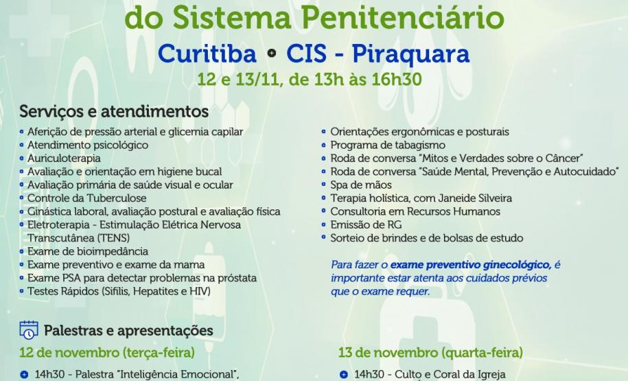 Servidores poderão fazer exames preventivos e participar palestras sobre saúde