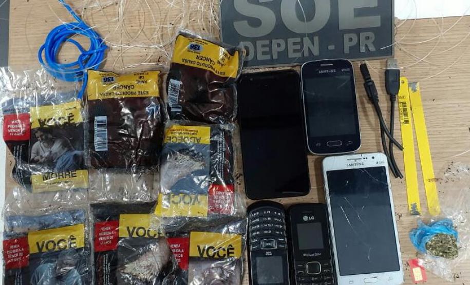 Agentes penitenciários de Maringá prendem homem que tentava arremessar ilícitos para dentro de unidade prisional