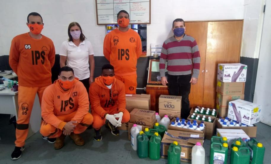 CCP recebe materiais de higiene pessoal e de proteção contra o novo coronavírus