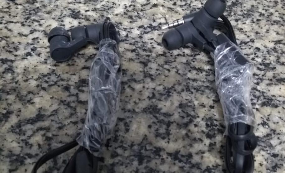 Materiais apreendidos na Cadeia Pública de Marechal Cândido Rondon