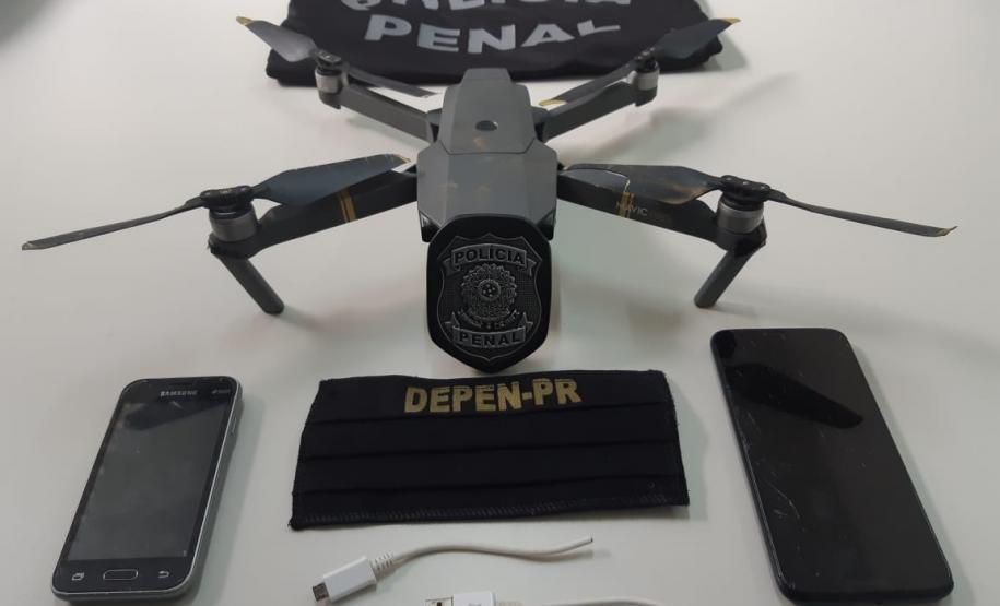 Drone com celulares é novamente aprendido na Hildebrando de Souza