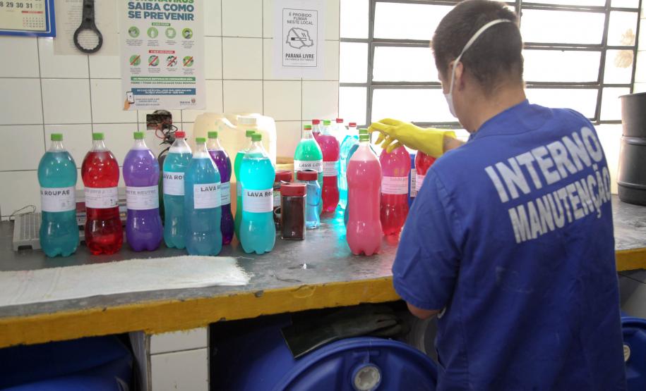 Depen Cudados com a higienização do covid-19 nas penitenciarias.Foto: Ari Dias/AEN