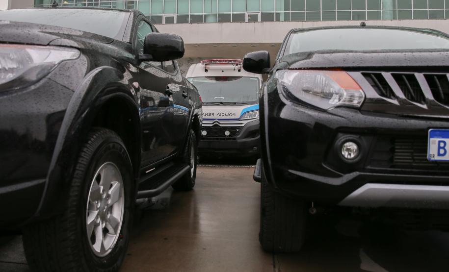 Viatuas Depen O Governador Carlos Massa Ratinho Junior entrega nesta quarta-feira (29/07), viaturas para o Departamento Penitenciário do Paraná (Depen) no Palácio Iguaçu. Curitiba, 29/07/2020 - Foto: Geraldo Bubniak/AEN
