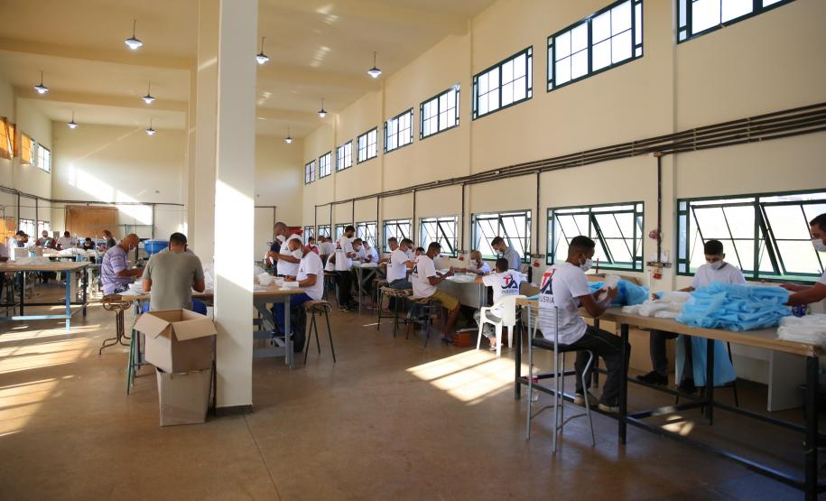 Penit Maringa Casa de Custodia de Maringa - Execucao de servicos de engenharia comuns e reparos - 03/08/2020 - Foto: Geraldo Bubniak/AEN