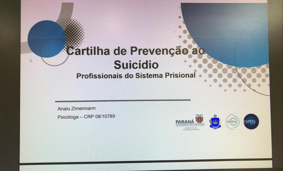 Evento online do Departamento Penitenciário do Paraná debate a prevenção ao suicídio