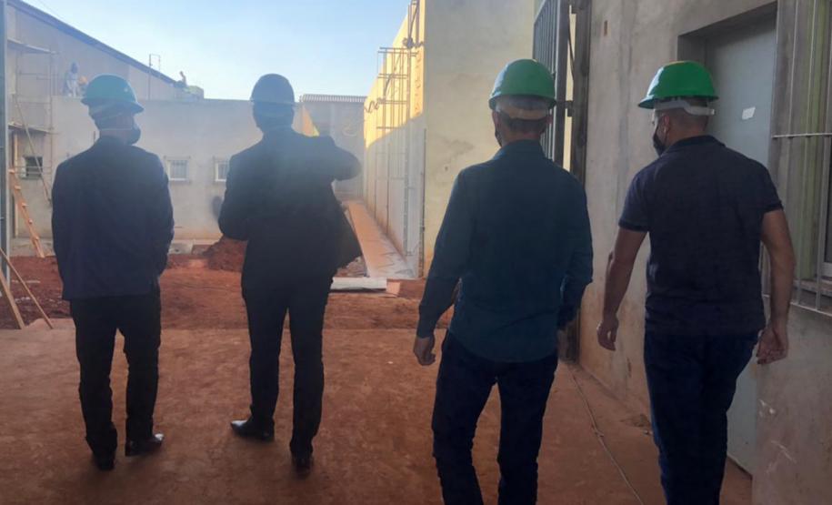 Cadeia Pública de Londrina está com 75% das obras concluídas Cadeia Pública de Londrina está com 75% das obras concluídas