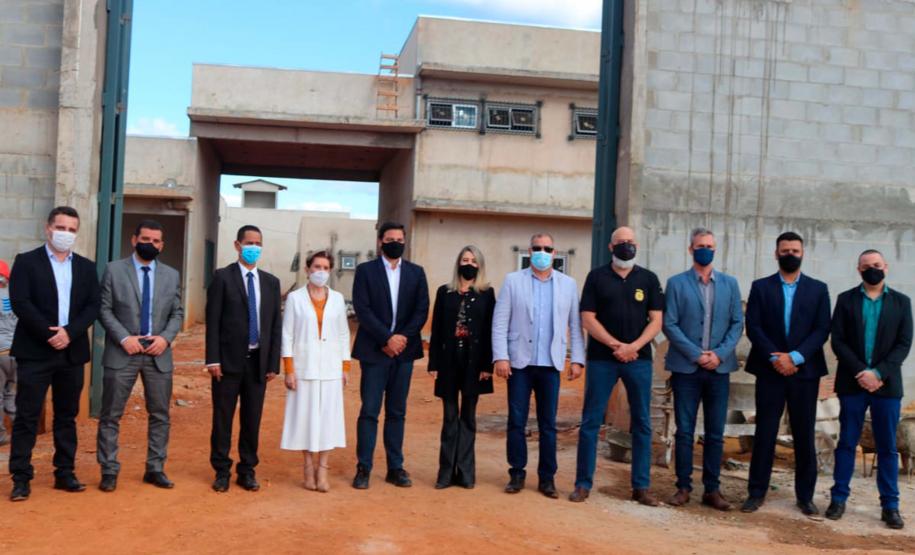 Cadeia Pública de Ponta Grossa tem 60% das obras executadas Cadeia Pública de Ponta Grossa tem 60% das obras executadas