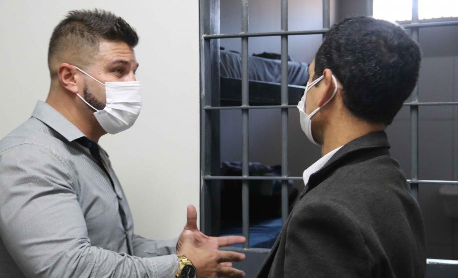 Obra de ampliação da Cadeia Pública de Curitiba está 60% concluída Obra de ampliação da Cadeia Pública de Curitiba está 60% concluída